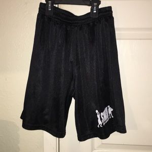 drawstring waist girls basketball shorts